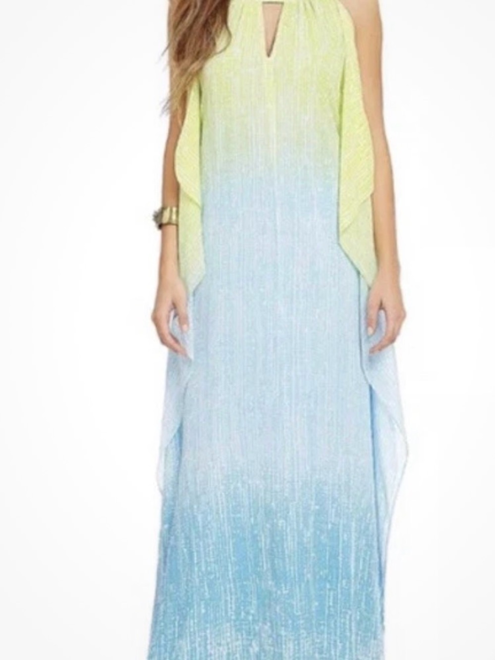 Badgley Mischka Maxi Dress 6 Watercolor
Wedding cruise party vacation resort